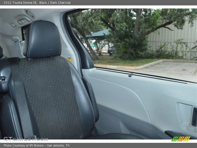 Black / Dark Charcoal 2012 Toyota Sienna SE