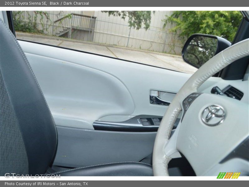 Black / Dark Charcoal 2012 Toyota Sienna SE