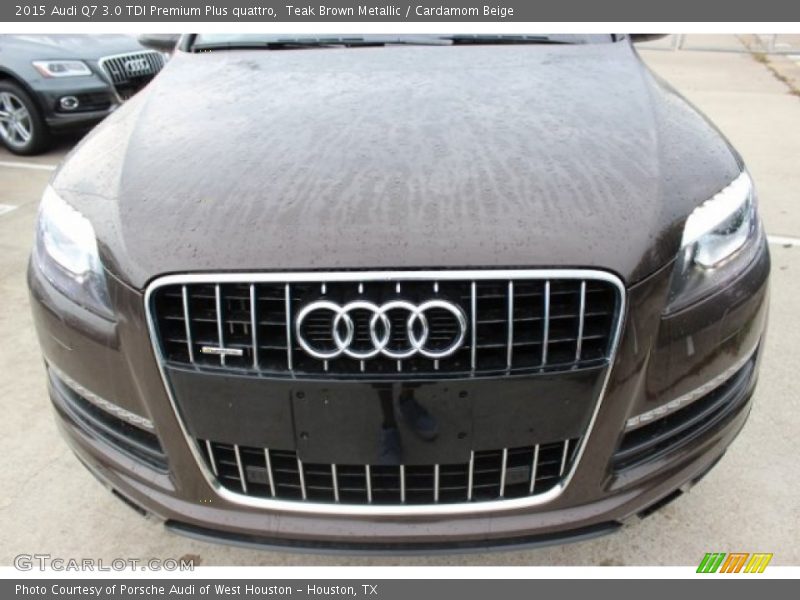Teak Brown Metallic / Cardamom Beige 2015 Audi Q7 3.0 TDI Premium Plus quattro
