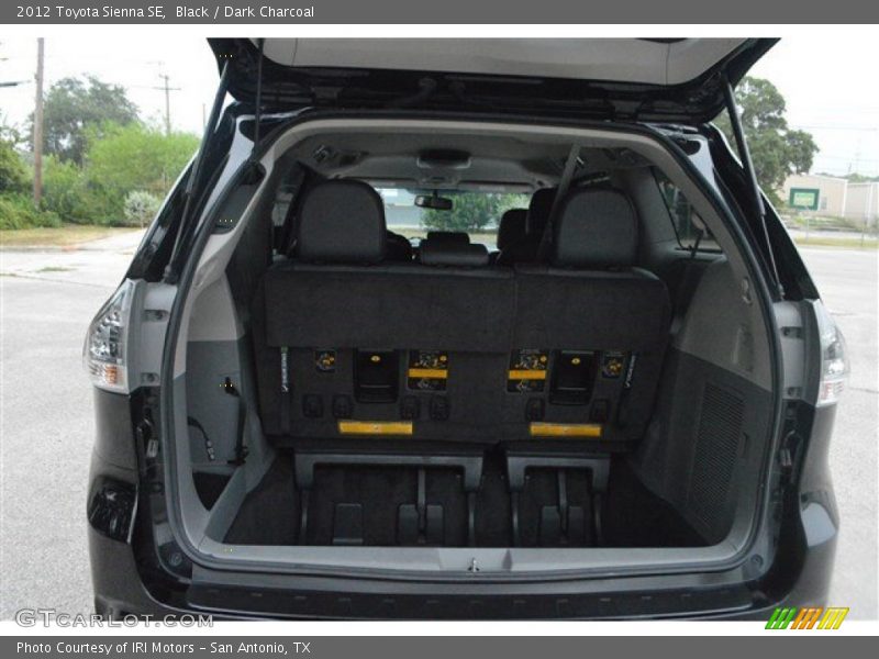 Black / Dark Charcoal 2012 Toyota Sienna SE