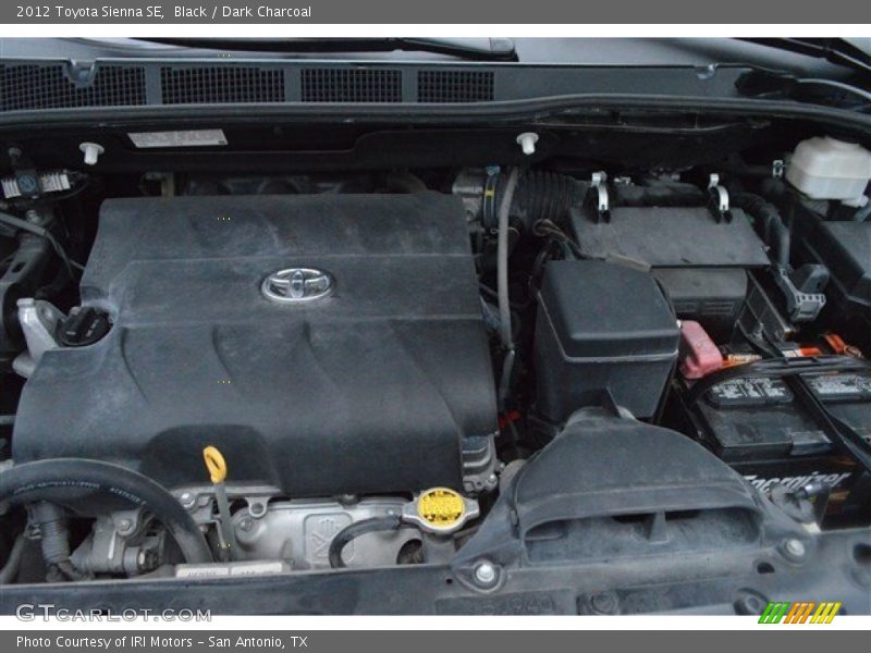 Black / Dark Charcoal 2012 Toyota Sienna SE