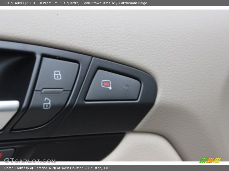 Teak Brown Metallic / Cardamom Beige 2015 Audi Q7 3.0 TDI Premium Plus quattro