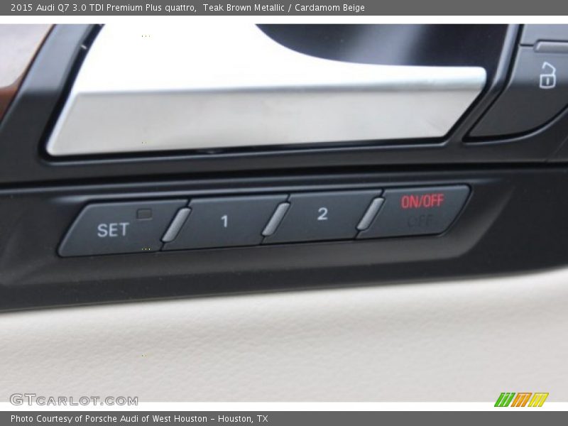 Teak Brown Metallic / Cardamom Beige 2015 Audi Q7 3.0 TDI Premium Plus quattro