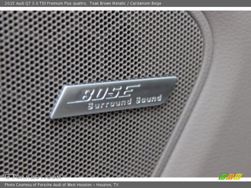 Teak Brown Metallic / Cardamom Beige 2015 Audi Q7 3.0 TDI Premium Plus quattro