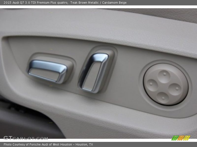 Teak Brown Metallic / Cardamom Beige 2015 Audi Q7 3.0 TDI Premium Plus quattro
