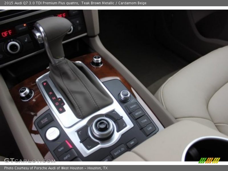 Teak Brown Metallic / Cardamom Beige 2015 Audi Q7 3.0 TDI Premium Plus quattro