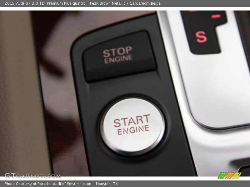 Teak Brown Metallic / Cardamom Beige 2015 Audi Q7 3.0 TDI Premium Plus quattro