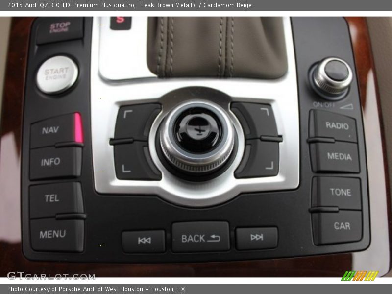 Teak Brown Metallic / Cardamom Beige 2015 Audi Q7 3.0 TDI Premium Plus quattro