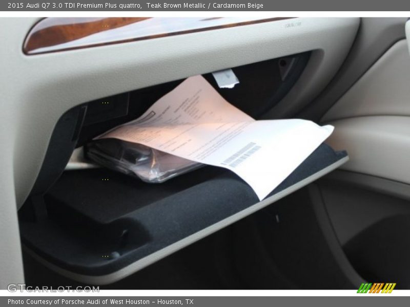 Teak Brown Metallic / Cardamom Beige 2015 Audi Q7 3.0 TDI Premium Plus quattro