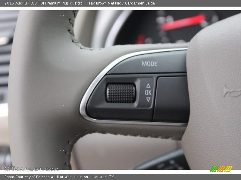 Teak Brown Metallic / Cardamom Beige 2015 Audi Q7 3.0 TDI Premium Plus quattro