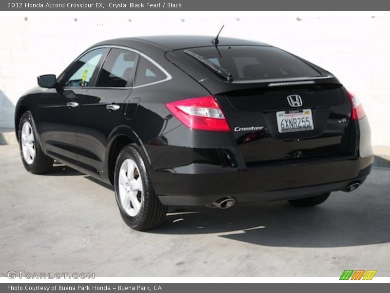 Crystal Black Pearl / Black 2012 Honda Accord Crosstour EX