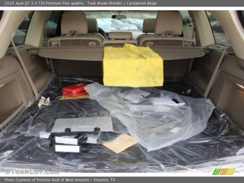 Teak Brown Metallic / Cardamom Beige 2015 Audi Q7 3.0 TDI Premium Plus quattro