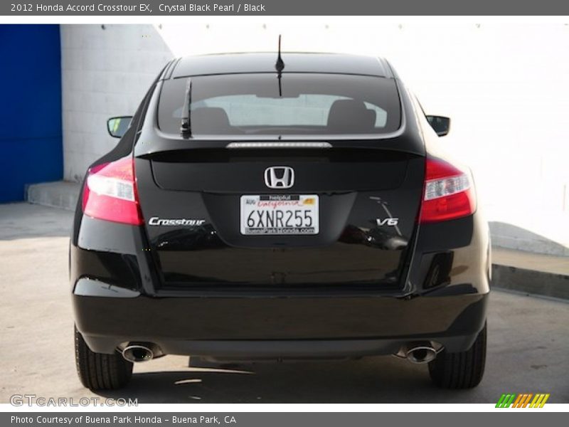 Crystal Black Pearl / Black 2012 Honda Accord Crosstour EX