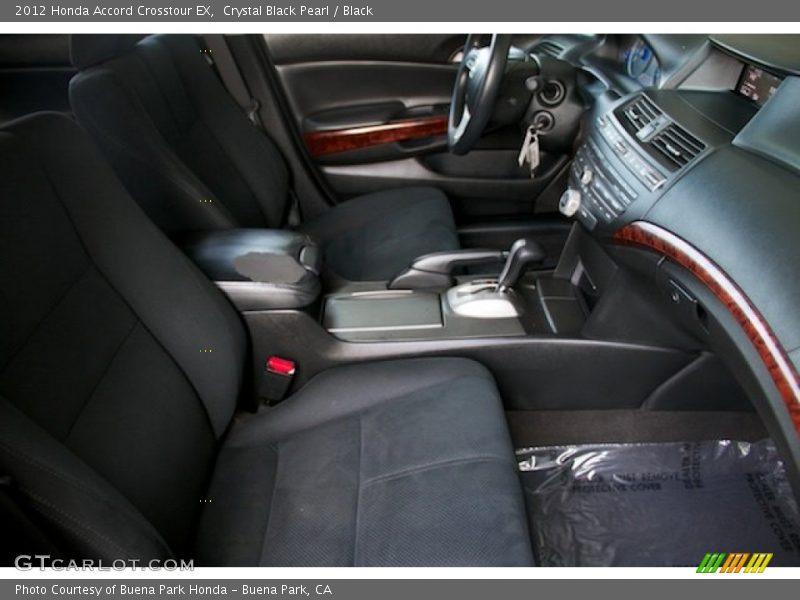 Crystal Black Pearl / Black 2012 Honda Accord Crosstour EX