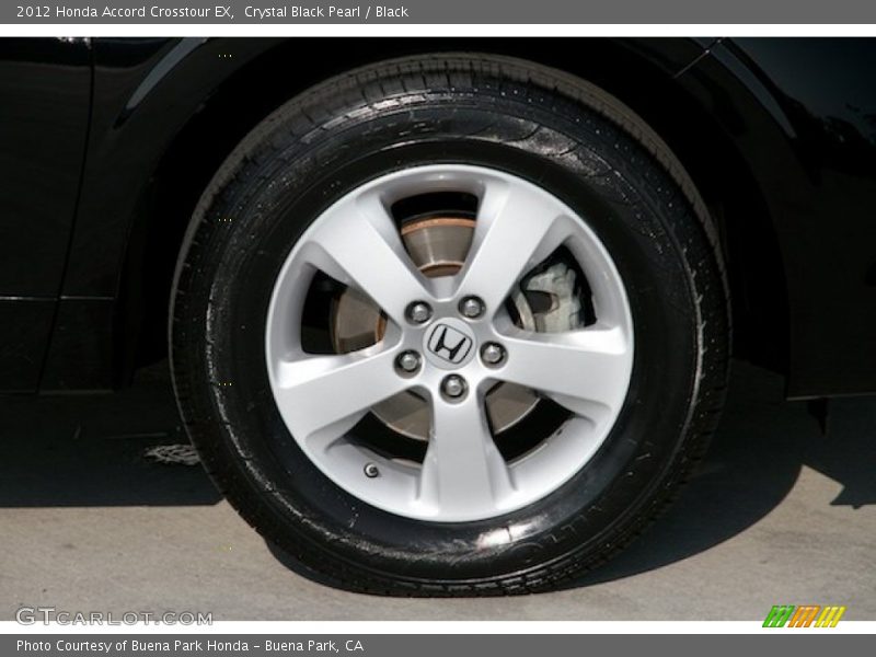 Crystal Black Pearl / Black 2012 Honda Accord Crosstour EX