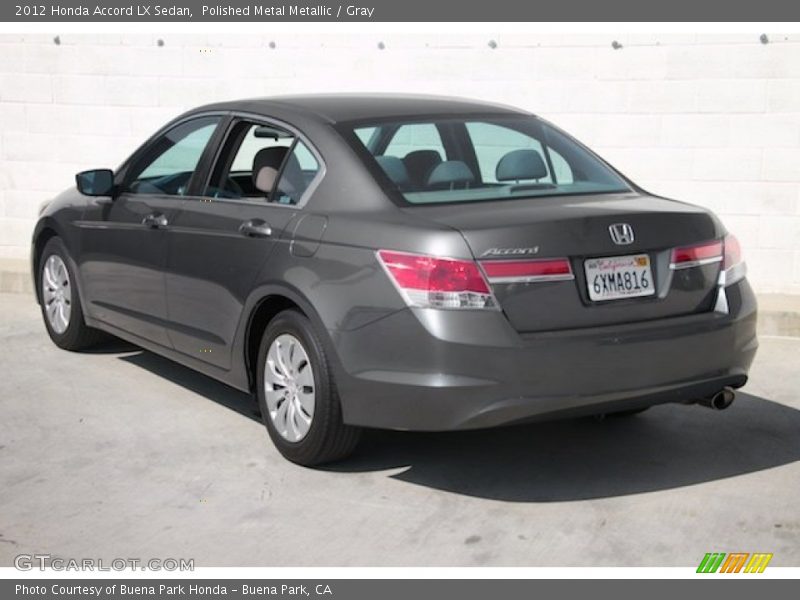 Polished Metal Metallic / Gray 2012 Honda Accord LX Sedan