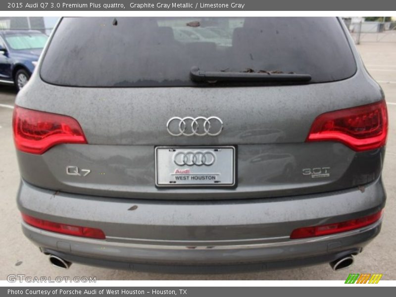Graphite Gray Metallic / Limestone Gray 2015 Audi Q7 3.0 Premium Plus quattro