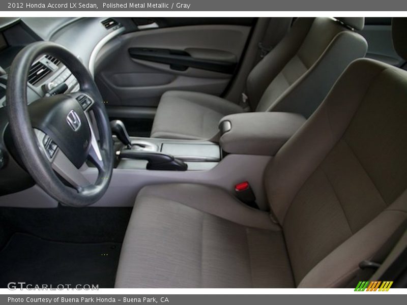 Polished Metal Metallic / Gray 2012 Honda Accord LX Sedan