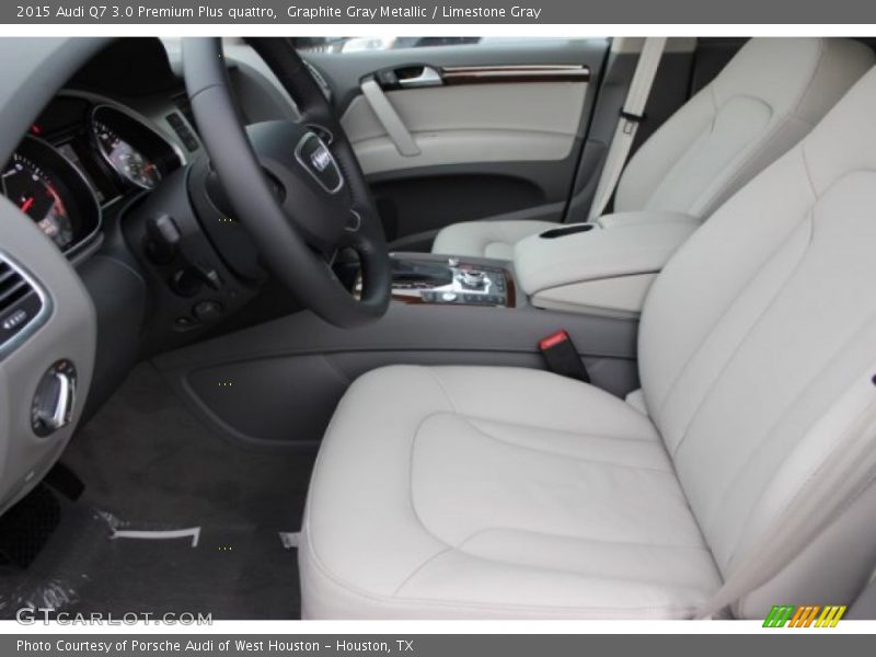 Graphite Gray Metallic / Limestone Gray 2015 Audi Q7 3.0 Premium Plus quattro