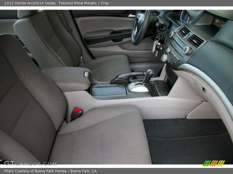 Polished Metal Metallic / Gray 2012 Honda Accord LX Sedan