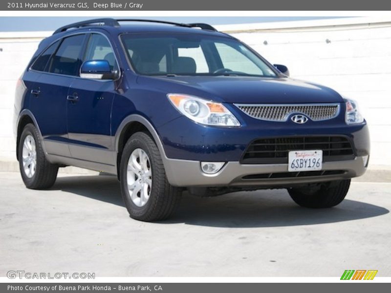 Deep Blue / Gray 2011 Hyundai Veracruz GLS