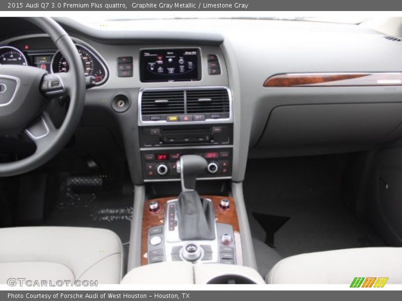 Graphite Gray Metallic / Limestone Gray 2015 Audi Q7 3.0 Premium Plus quattro