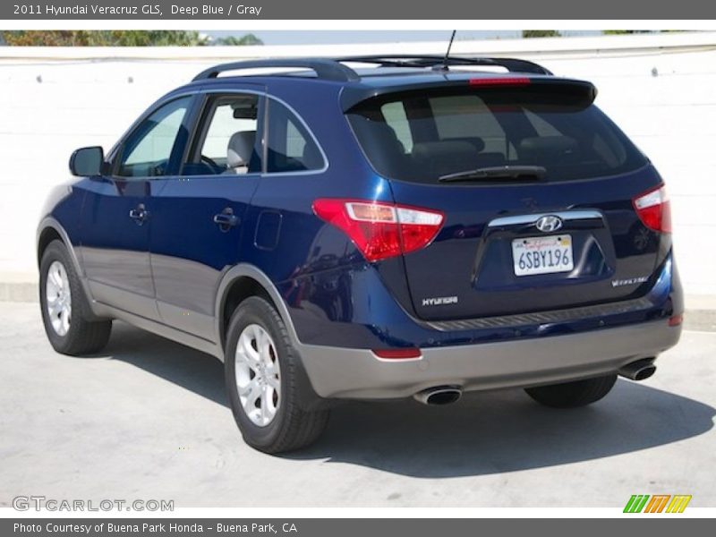 Deep Blue / Gray 2011 Hyundai Veracruz GLS