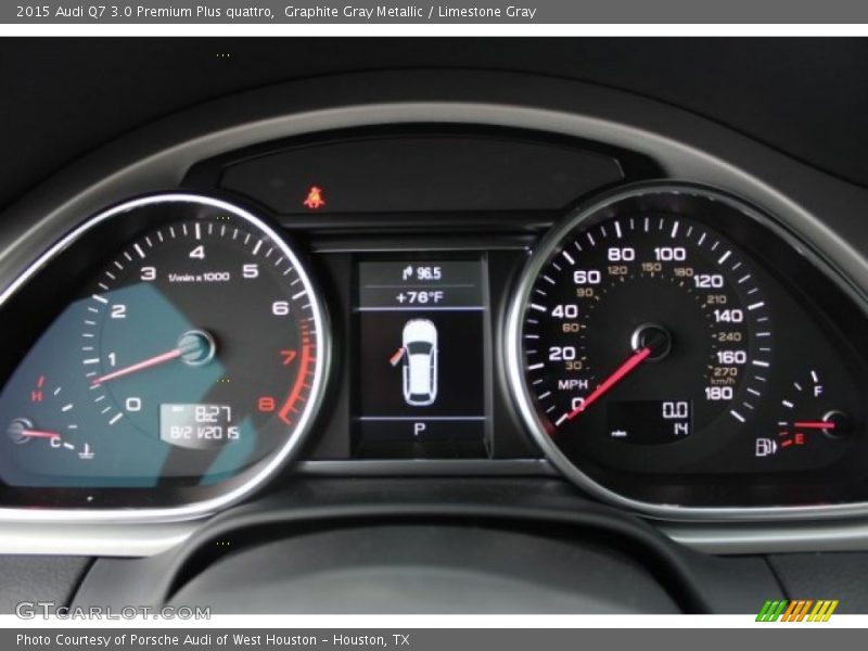 Graphite Gray Metallic / Limestone Gray 2015 Audi Q7 3.0 Premium Plus quattro