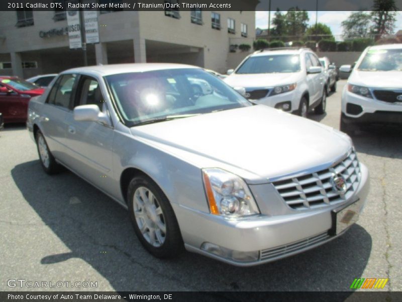 Radiant Silver Metallic / Titanium/Dark Titanium Accents 2011 Cadillac DTS