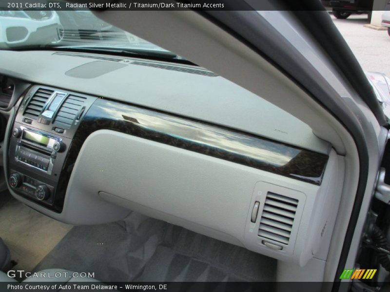 Radiant Silver Metallic / Titanium/Dark Titanium Accents 2011 Cadillac DTS