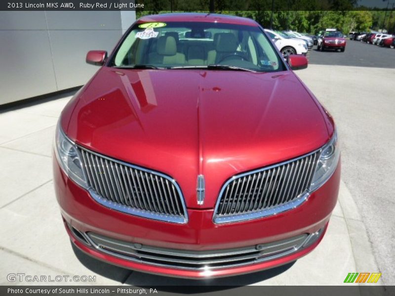 Ruby Red / Light Dune 2013 Lincoln MKS AWD