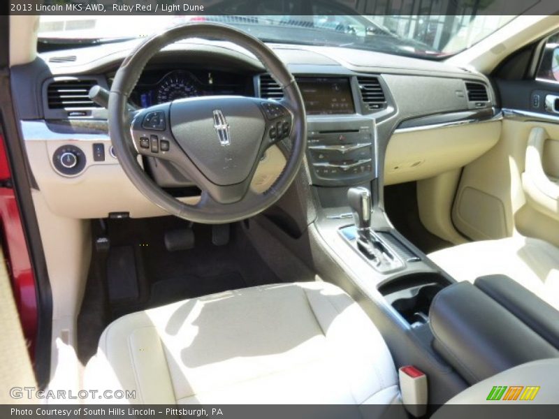 Ruby Red / Light Dune 2013 Lincoln MKS AWD