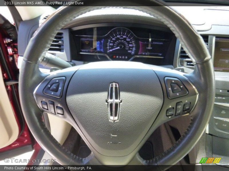 Ruby Red / Light Dune 2013 Lincoln MKS AWD
