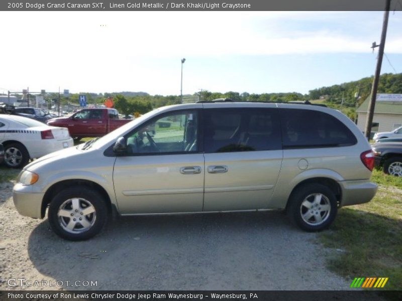Linen Gold Metallic / Dark Khaki/Light Graystone 2005 Dodge Grand Caravan SXT