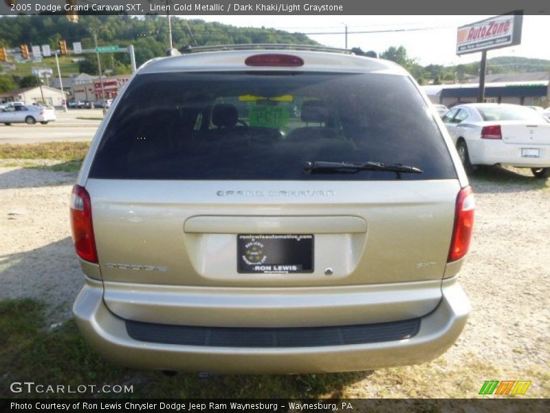 Linen Gold Metallic / Dark Khaki/Light Graystone 2005 Dodge Grand Caravan SXT