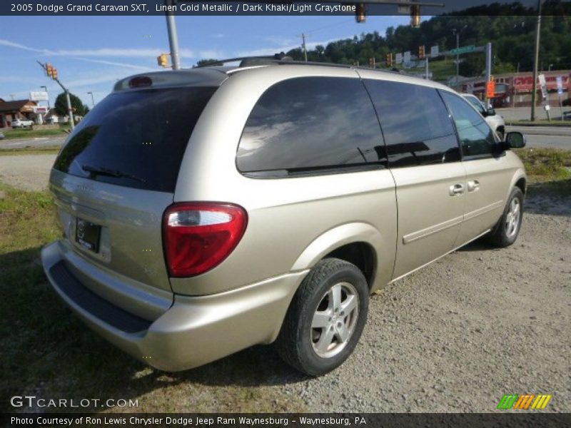 Linen Gold Metallic / Dark Khaki/Light Graystone 2005 Dodge Grand Caravan SXT