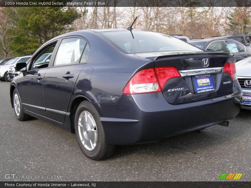 Magnetic Pearl / Blue 2009 Honda Civic Hybrid Sedan