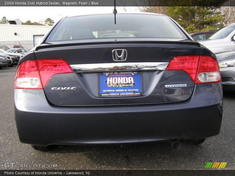 Magnetic Pearl / Blue 2009 Honda Civic Hybrid Sedan