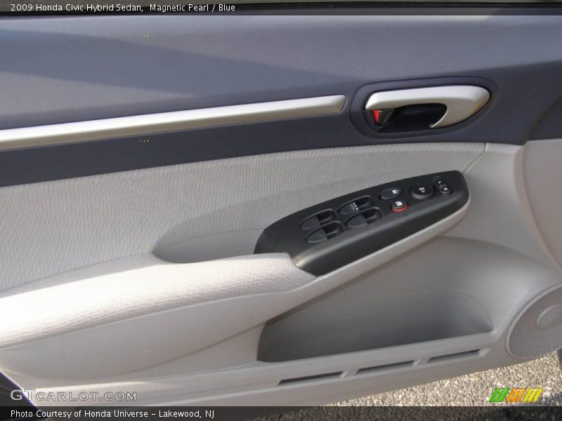 Magnetic Pearl / Blue 2009 Honda Civic Hybrid Sedan