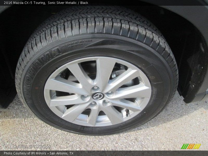 Sonic Silver Metallic / Black 2016 Mazda CX-5 Touring