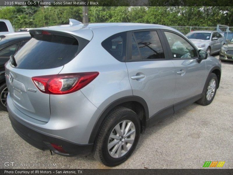 Sonic Silver Metallic / Black 2016 Mazda CX-5 Touring