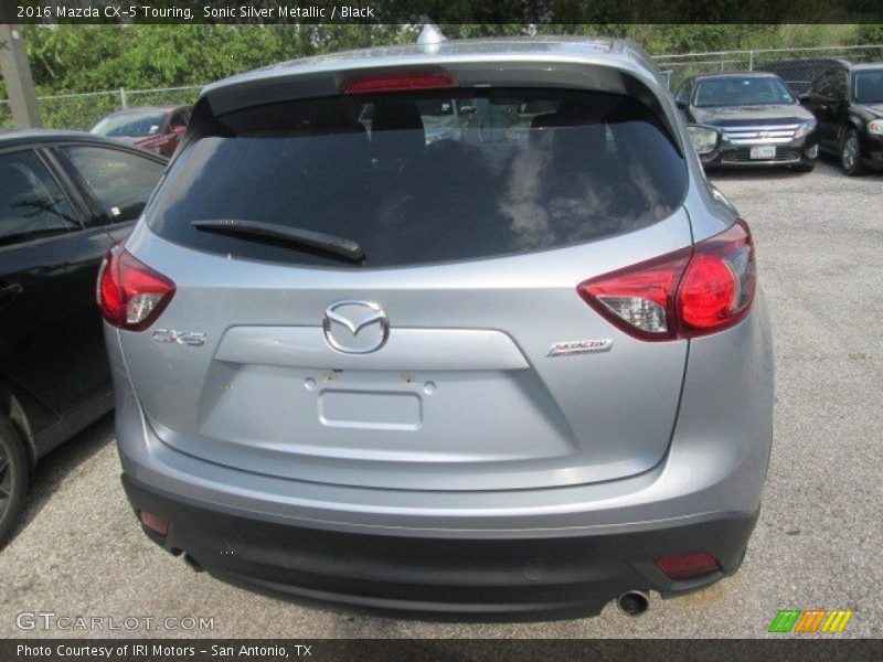 Sonic Silver Metallic / Black 2016 Mazda CX-5 Touring