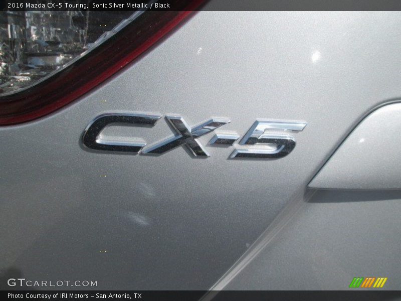 Sonic Silver Metallic / Black 2016 Mazda CX-5 Touring