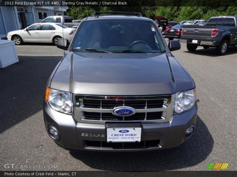 Sterling Gray Metallic / Charcoal Black 2012 Ford Escape XLT V6 4WD