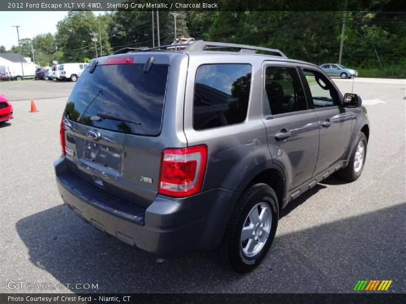 Sterling Gray Metallic / Charcoal Black 2012 Ford Escape XLT V6 4WD