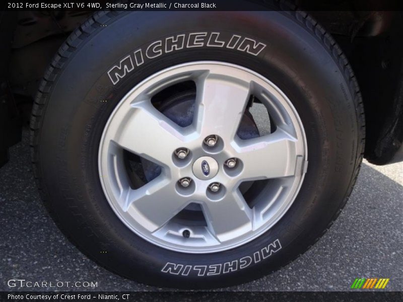 Sterling Gray Metallic / Charcoal Black 2012 Ford Escape XLT V6 4WD