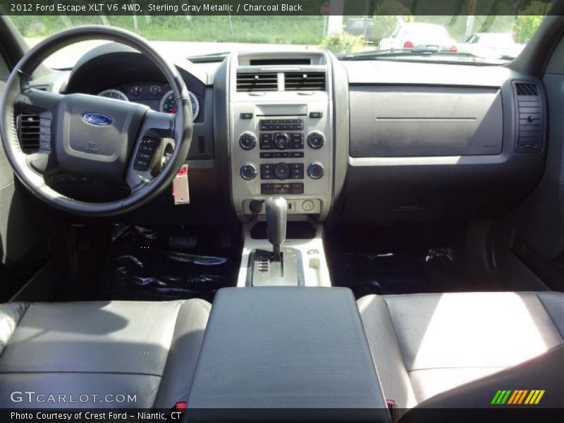 Sterling Gray Metallic / Charcoal Black 2012 Ford Escape XLT V6 4WD