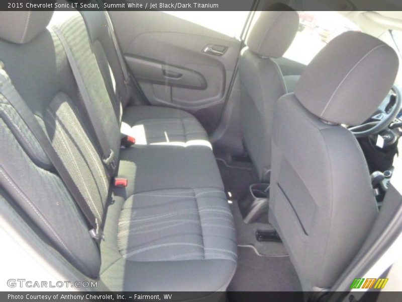 Summit White / Jet Black/Dark Titanium 2015 Chevrolet Sonic LT Sedan