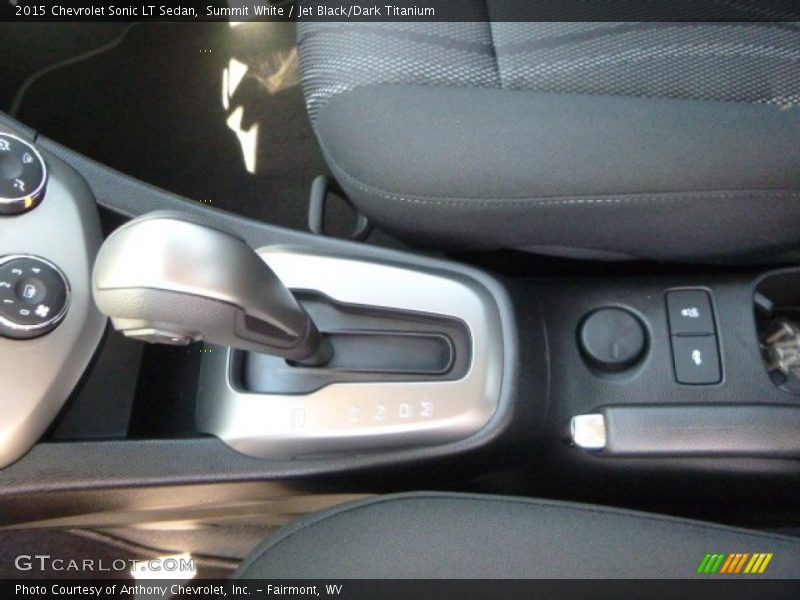 Summit White / Jet Black/Dark Titanium 2015 Chevrolet Sonic LT Sedan