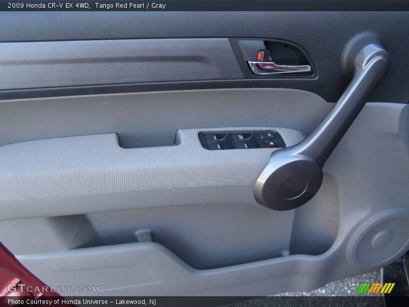 Tango Red Pearl / Gray 2009 Honda CR-V EX 4WD